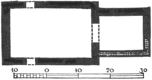 Plan of Saxon Chapel