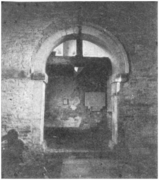 Chancel Arch in the Saxon Chapel.