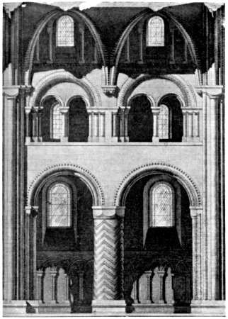 One Bay Of The Nave (Measured Drawing).