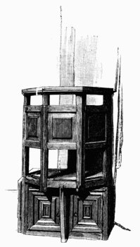 KNOX'S PULPIT. In the Antiquarian Society's Museum, Edinburgh.