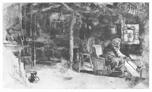 INTERIOR OF A WEAVER'S COTTAGE.