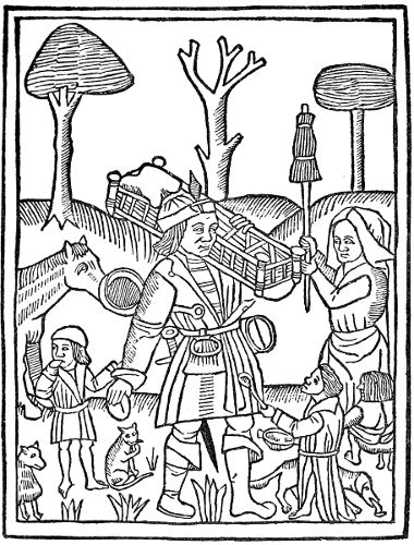 FROM 'LES QUINZE JOIES DE MARIAGE,' PARIS, TREPEREL, C. 1500.