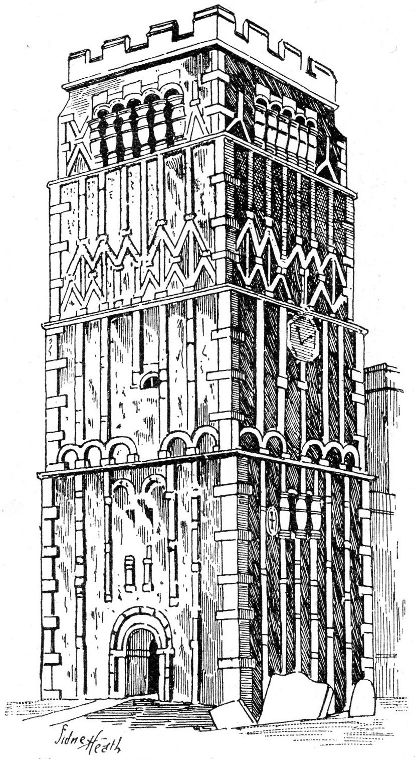 Tower of Earls' Barton Church.