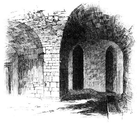CRYPT: REMAINS OF THE COLLEGIATE CHURCH OF ST. MARTIN-LE-GRAND, N.E.
