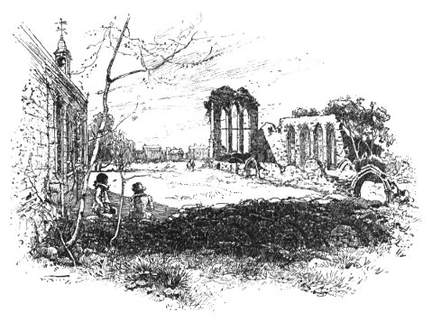 RUINS (1790) OF THE NUNNERY OF ST. HELEN, BISHOPSGATE STREET