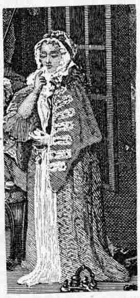 Woman's Cloak. From Hogarth.