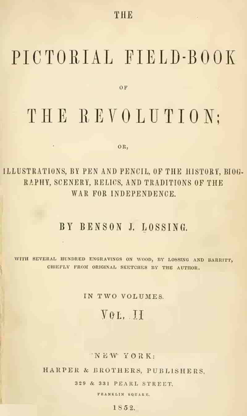The Pictorial Field-Book of The Revolution, picture