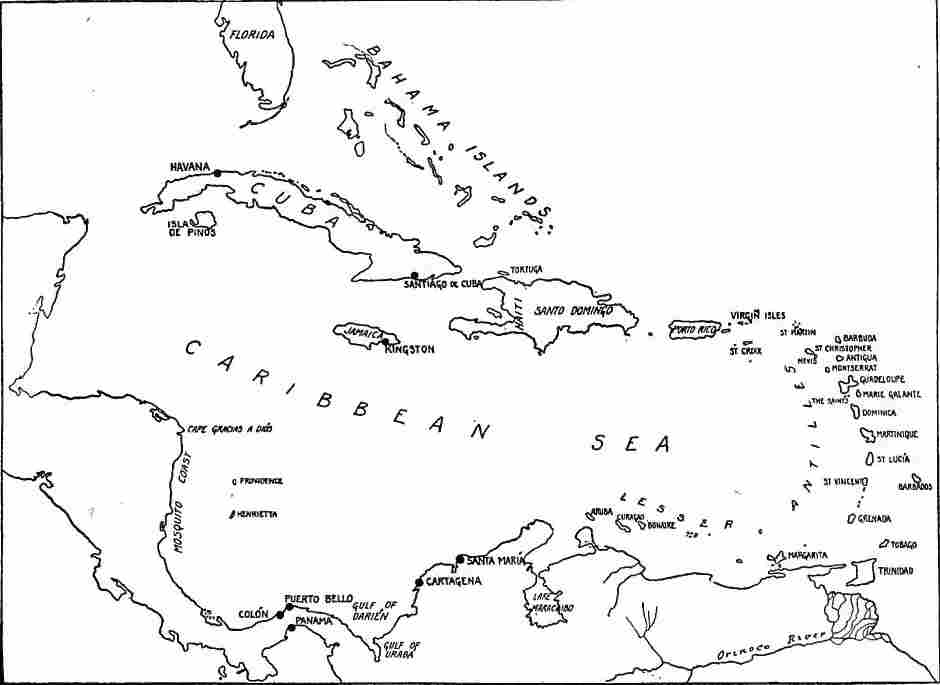 The Caribbean Area in the Seventeenth Century.