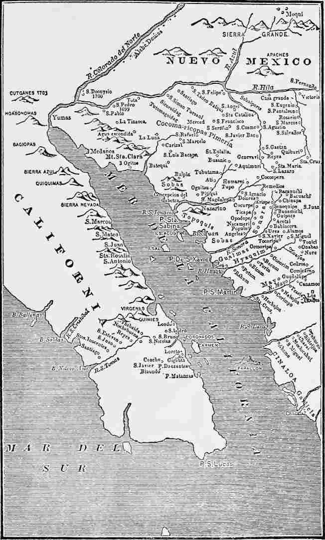 Father Kino's Map of Pimería Alta (Bancroft, Arizona and New Mexico, p. 360).