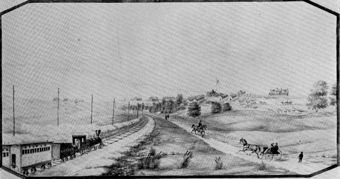 Figure 7.—Fort Harker, Kansas; south side. (USNM 384186; Smithsonian photo 38986.)