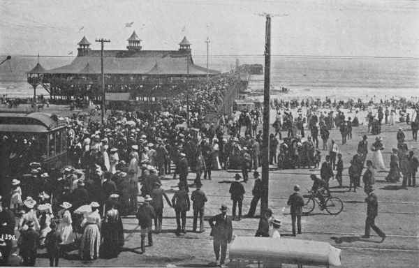Long Beach, Reached by the Pacific Electric Railway.