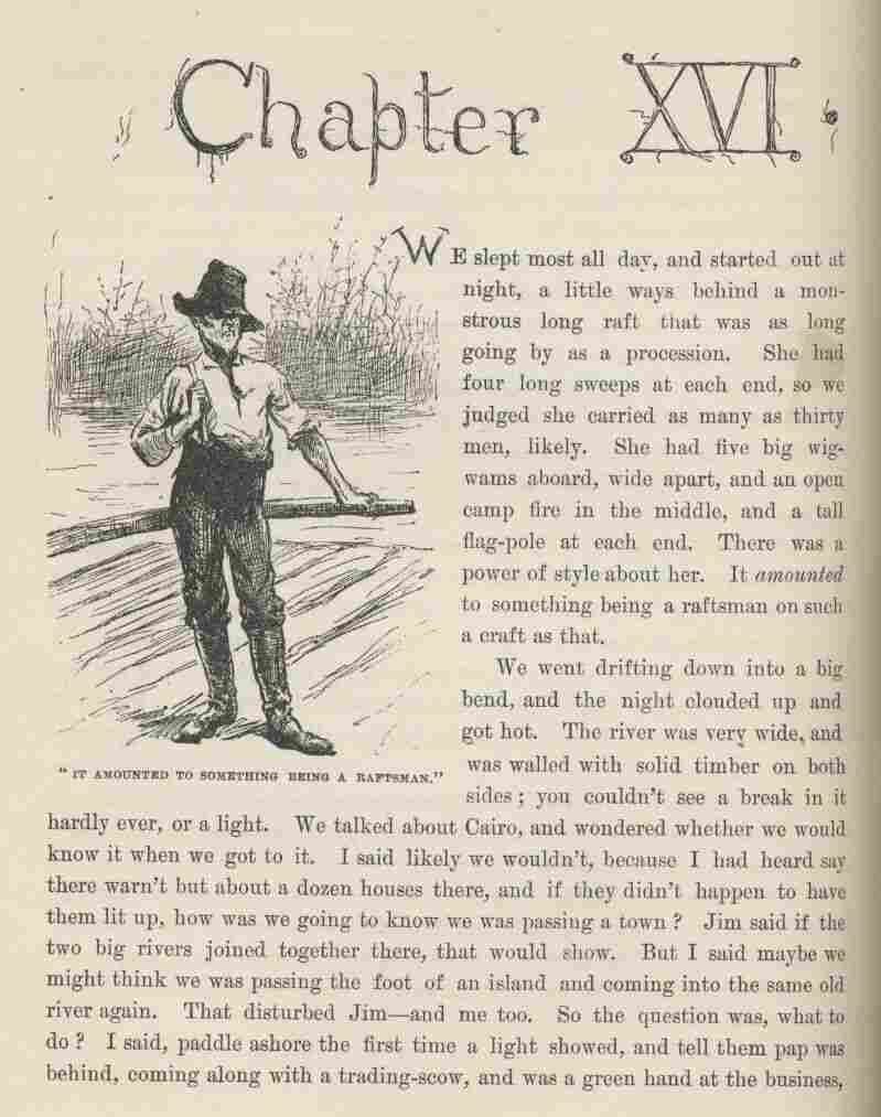 huckleberry finn chapter 15 quotes