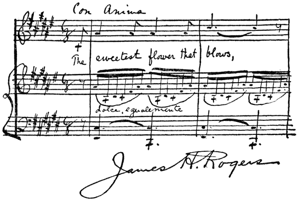 Autograph of James H. Rogers