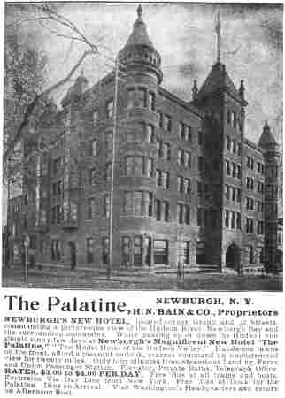 advert - The Palatine, Newburgh, N. Y.