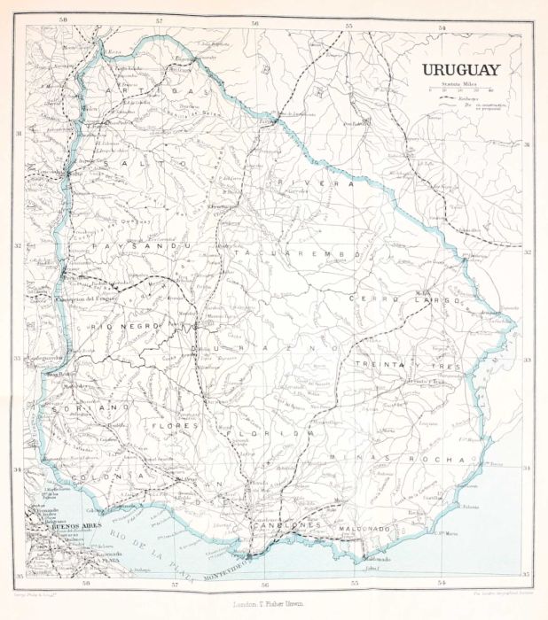 URUGUAY MAP